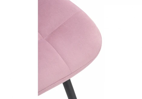 Стул на металлокаркасе sidra light purple / black