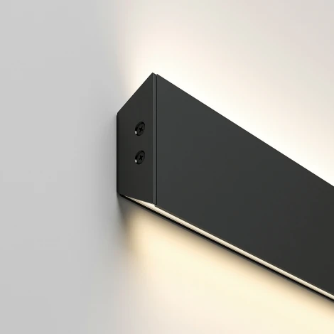 Накладной алюминиевый профиль Elektrostandard LL-2-ALP022 черный/белый для светодиодной ленты