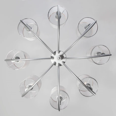 Подвесная люстра Eurosvet Licata 60099/8 серебро