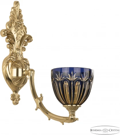 Бра Bohemia Verona 7211B15/1/210 G P1 U Amber-Blue/H-1I