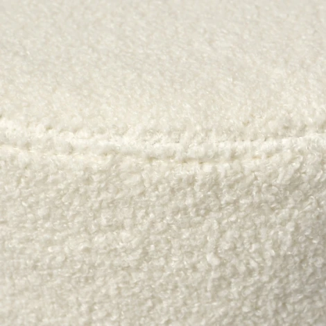 Стул-пуф Bradex Home Otis белый, искусственный мех (RF 0660)