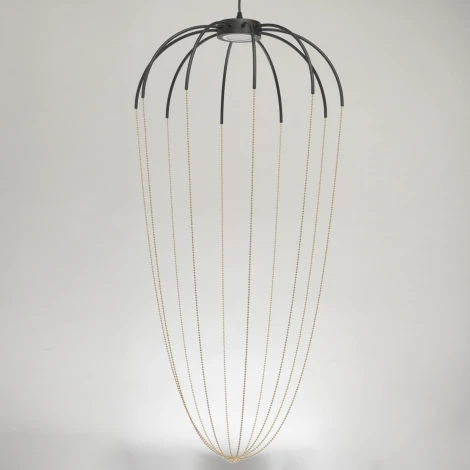 Подвесная люстра DeMarkt Стелла 412010701 (LED, 220V, на проводе, круглые, клетка)