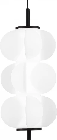 Подвесной светильник ST Luce Talisman SL6121.403.01 Черный/Белый LED 1*9W 3000K (220V, на проводе)