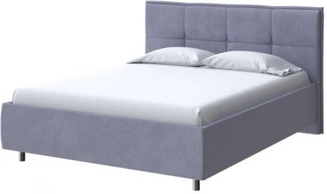 PROxSON Кровать Lino без основания (Ткань: Велюр Casa Благородный серый) 140x200