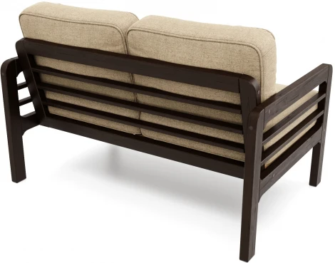 Диван Arsko прямой Бергер М венге рогожка бежевая