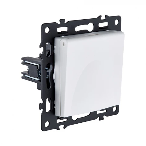 Розетка штепсельная SCHUKO 16A/250 В с крышкой, белый Kollinger Asthetik AS-015WH