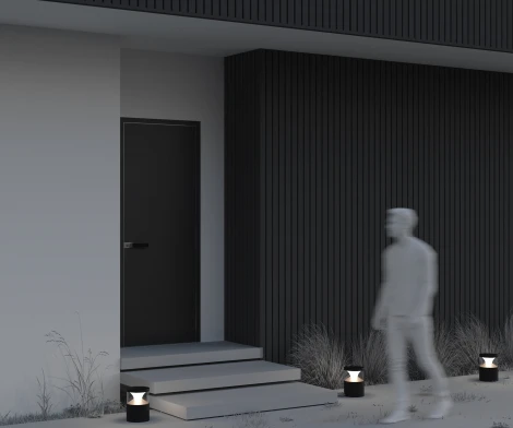 Наземный уличный светильник Maytoni Pyro O496FL-L21B3K (LED, 220V, круглые, IP65)