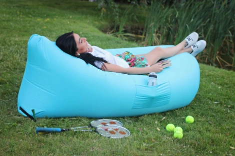 Надувной лежак Dreambag AirPuf Голубой 5901400