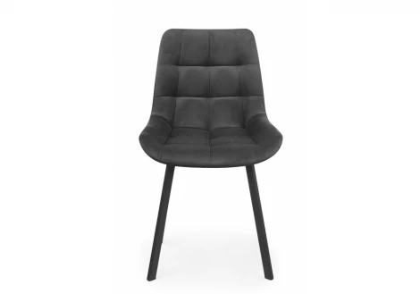 Стул на металлокаркасе Челси П темно-серый (zd 995) / черный 632459