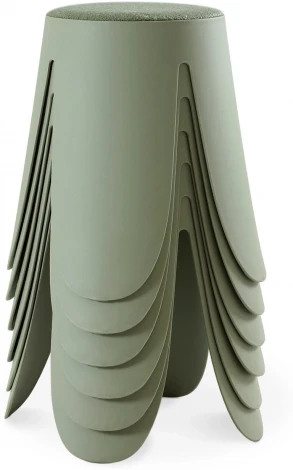 Табурет Chim ОГОГО Обстановочка! (Мех/Зеленый) арт.932169