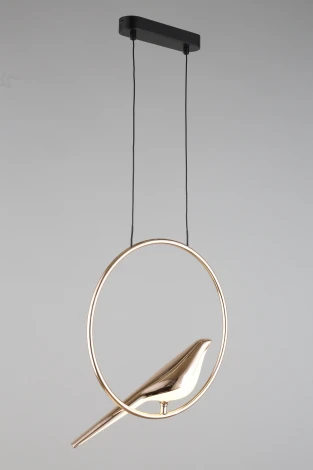 Подвесной светильник Aployt Astor APL.822.06.10 (LED, 220V, на тросе, кольцо, птички)