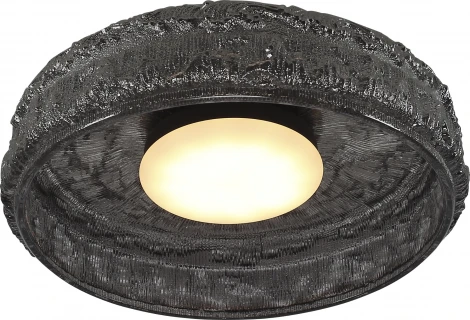 Настенный светильник ST Luce Antike SL6143.412.01 черный/дымчатый LED 1*15W 4000K (220V, круглые)