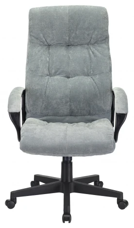 Кресло руководителя Бюрократ CH-824 серо-голубой Light-28 крестовина пластик