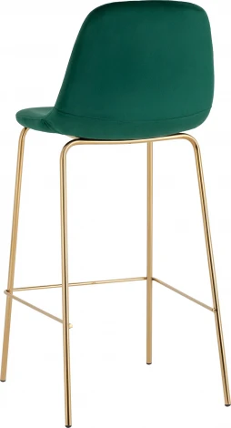 Стул барный Валенсия SN велюр зеленый золотые ножки 2 шт Stool Group (арт.УТ000038301)