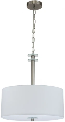 Подвесная люстра Novella 641/4PL E27*60W Satin nickel (220V, на цепи, круглые)