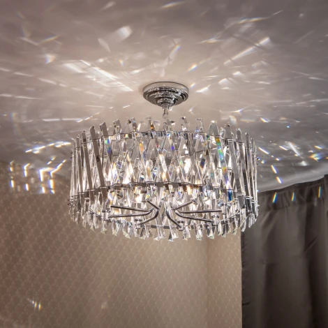 Подвесная люстра Citilux Ингвар CL334281 (220V, на цепи, круглые)