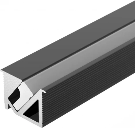 Профиль SL-BEVEL-H10-F14-2000 ANOD BLACK (Arlight, Алюминий) 044084