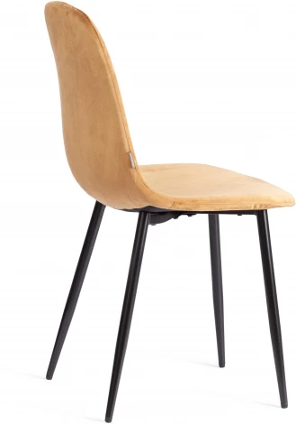 Обеденный стул Tetchair BREEZE (Велюр,Металл /Коричневый)