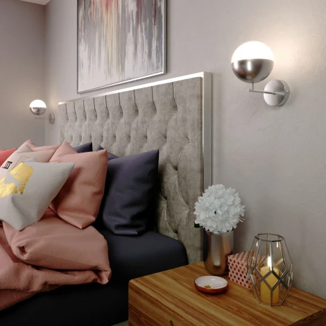 Бра Nuvola 70129/1 Eurosvet хром (220V, шар)