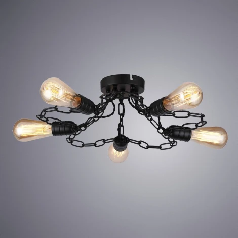 Потолочная люстра Arte Lamp Riverrun A9344PL-5BK