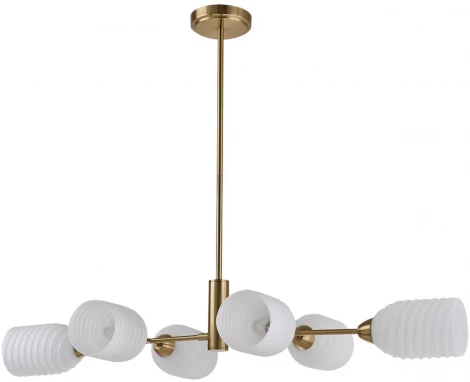 Потолочная люстра на штанге Lumion Monroe 6512/6C латунь E14 6*40W 220V