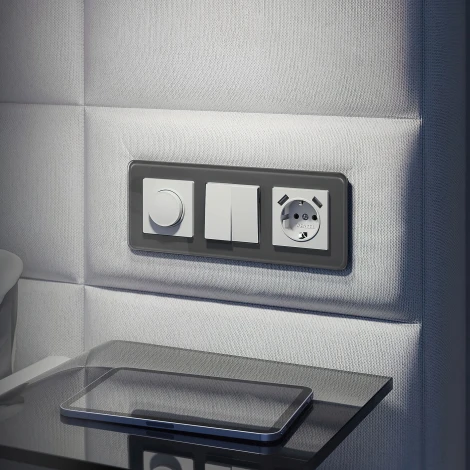 Выключатель двухклавишный (белый матовый) Werkel W1120061 (a059271)