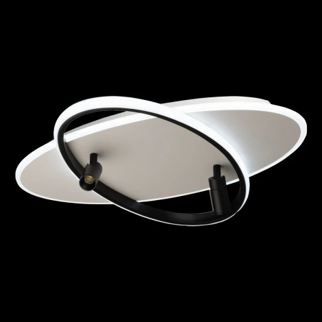 Потолочный светильник круглый со спотами De City Драйв 377015004 (регулировка яркости, LED, 220V, пульт управления)