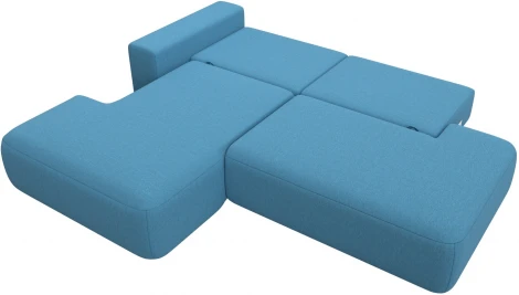 Диван угловой Лига-036 НПБ Модерн левый угол Лига Диванов (Рогожка) арт.125473L