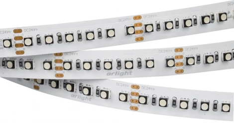 Светодиодная лента MINI-F120-12mm 24V RGB (22.4 W/m, IP20, 3535, 5m) (Arlight, Открытый) 022719(2)