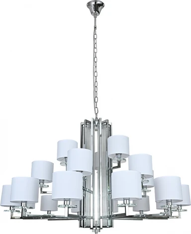 Подвесная люстра Newport 35400 35412+6+3/C chrome без абажуров (220V, на цепи)