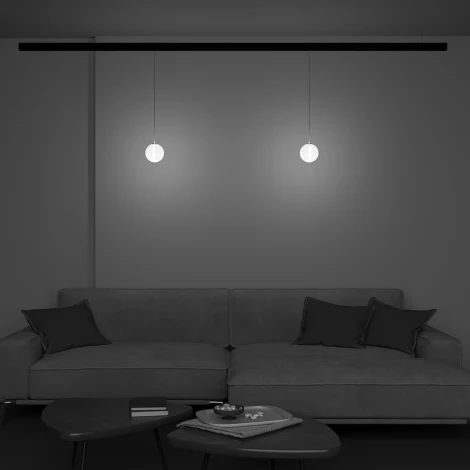 Трековый подвесной светильник Luna Exility 3000-6000K 5Вт 360° Dim Smart LED (магнитный) Maytoni Technical TR039-4-5W3K-WW-DS (48V, шар)