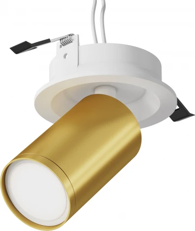 Встраиваемый светильник FOCUS S GU10 1x10Вт Maytoni Technical C048CL-U-1WMG (220V, круглые)