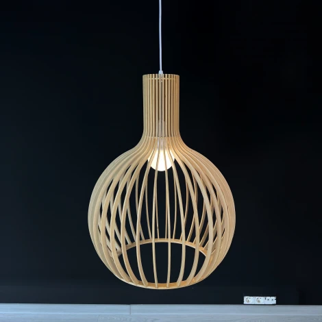 Подвесной светильник Secto Octo 4240 Lamp Light Wood ImperiumLoft 40,1178 (204455-22) (220V, на проводе)