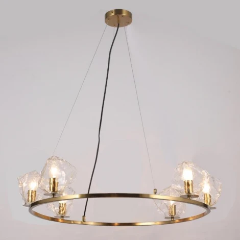 Подвесной светильник Omnilux Begard OML-68003-06 (220V, на тросе, круглые)