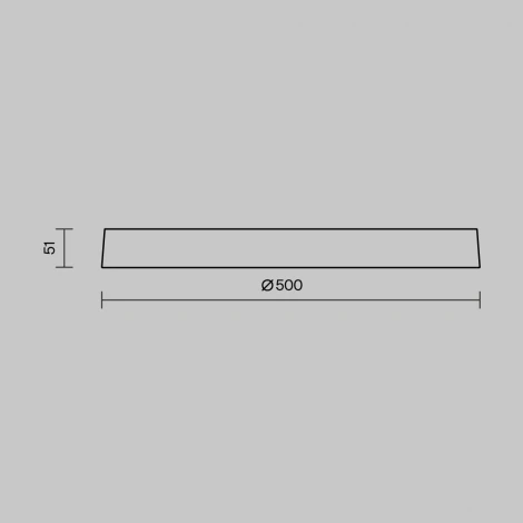 Потолочный светильник круглый Maytoni Incognito MOD426CL-L43WK (регулировка яркости, LED, 220V, пульт управления, круглые, IP50)