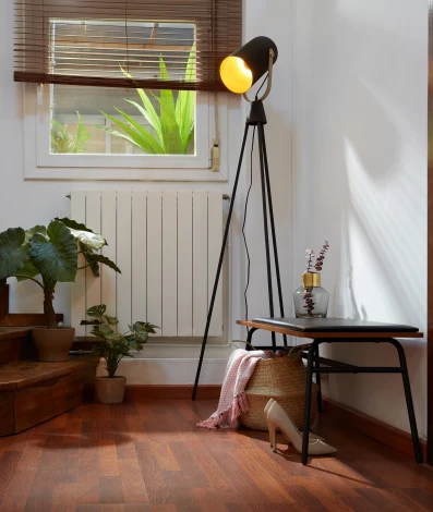 Банкетка La Forma (ex Julia Grup) Carabel (Черный/ Дерево,Сталь,Орех,МДФ,Шпон ореха,Металл,Шпон,ПВХ)