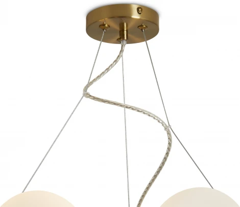 Подвесной светильник Freya Donuts FR5444PL-08BS (220V, на тросе, круглые)