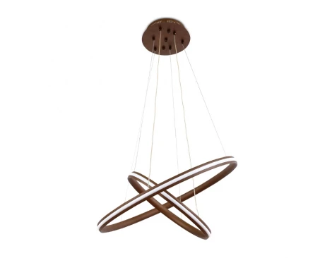 Подвесной светильник Ambrella Metallic FL406 (регулировка яркости, LED, 220V, пульт управления, на тросе, кольцо)