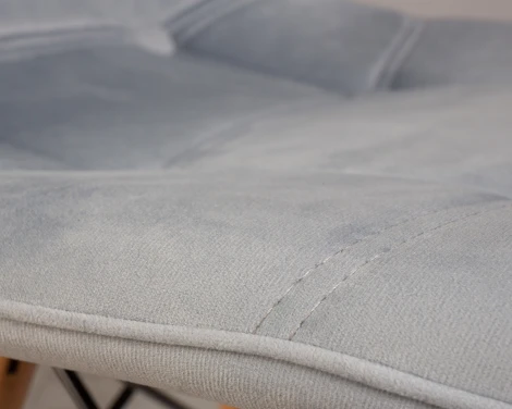 Стул обеденный BENNET (ножки светлый бук, пудрово-голубой велюр (HLR-15))