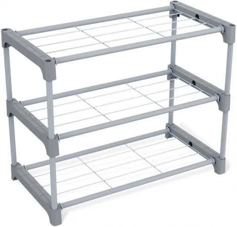 Полка для обуви SHT-SR8-P серый/темно-серый Sheffilton 4063806201