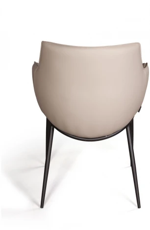 Стул с подлокотниками Top Concept Sofia, экокожа soft-touch, серый