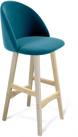 Стул барный SHT-ST35/S65 тихий океан/прозрачный лак Sheffilton 2943700104