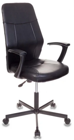 Кресло Бюрократ CH-605 черный эко.кожа крестовина металл черный