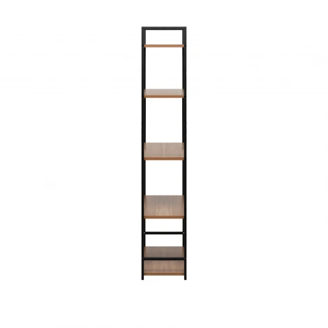Стеллаж Leset Стилвуд 25 широкий, 5 полок 4687207095471 Металл, Черный