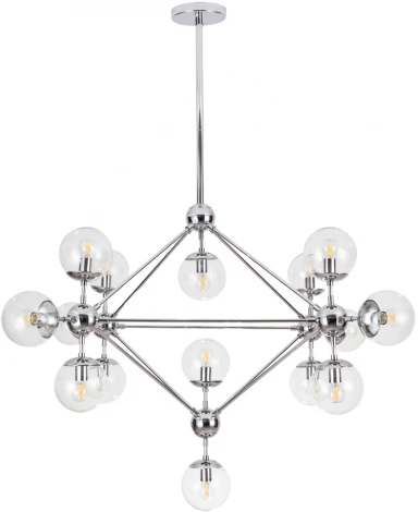 Потолочная люстра на штанге Arte Lamp Bolla A1664SP-15CC (220V, шарики)