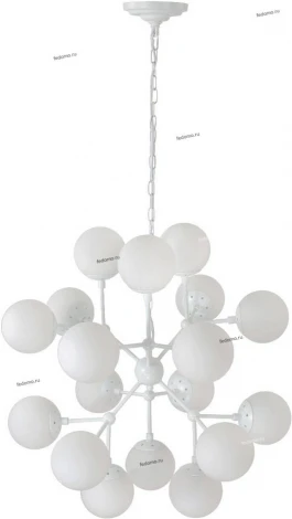 Люстра подвесная Crystal Lux Medea, 18 плафонов, белый