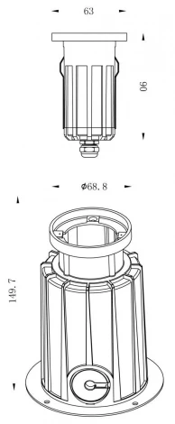 Встраиваемый светильник уличный Deko-Light NC 730439