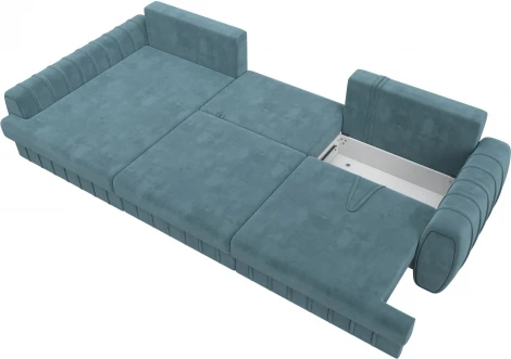 Диван угловой Лига-057 НПБ Лонг угол левый Лига Диванов (Велюр) арт.129298L