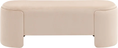 Банкетка Taks велюр молочный Stool Group (арт.УТ000039118)