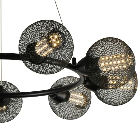 Подвесная люстра Reluce 07321-0.9-09 (220V, на тросе, шар)